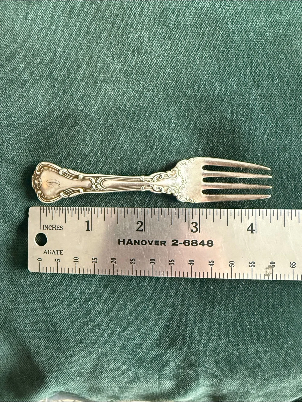 Vintage Gorham Chantilly Sterling Silver Baby Fork 4.25